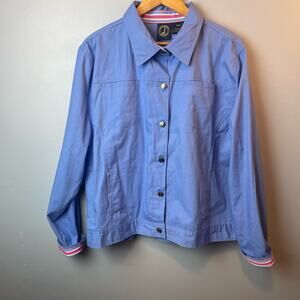 Lighthouse Apparel 100% Lightweight Jacket XXL Womens Blue
